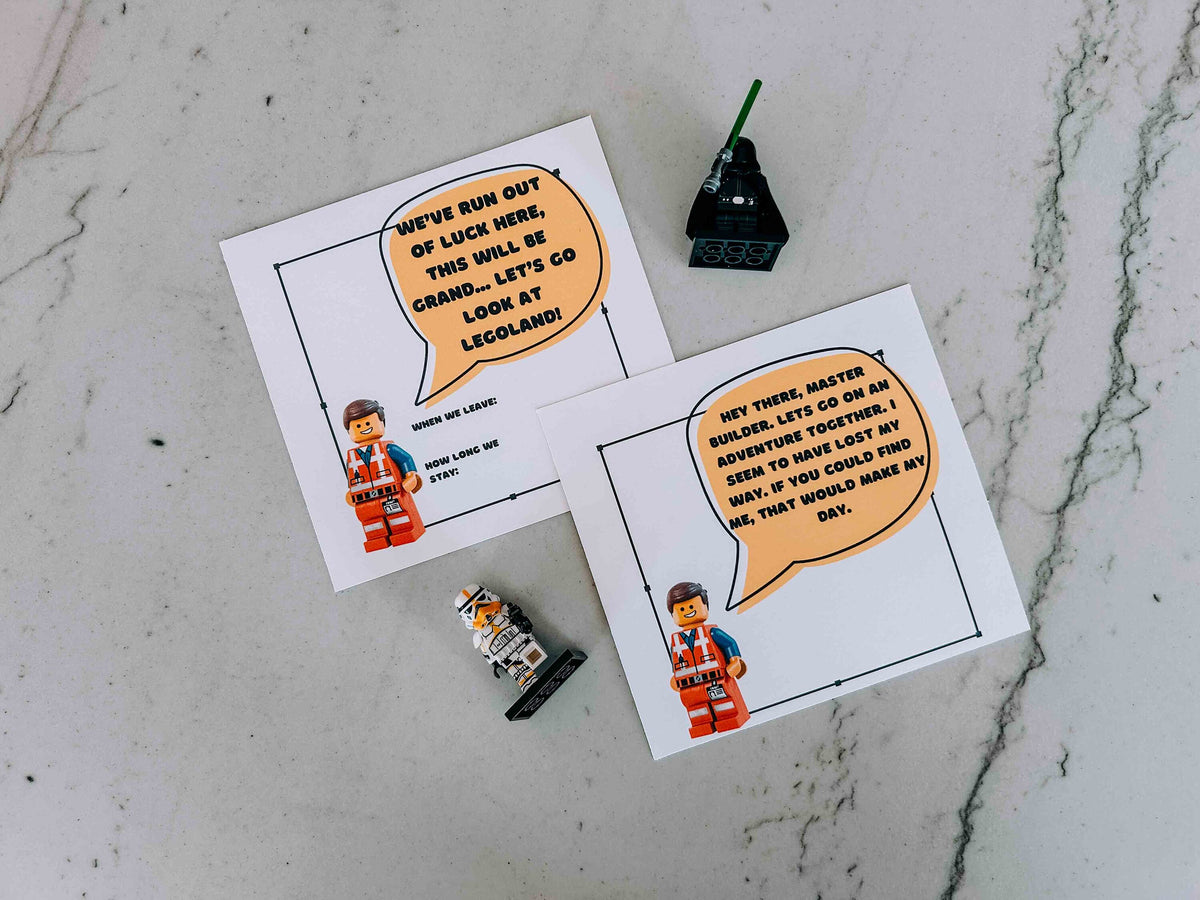 18 Building Block Scavenger Hunt Clues - Printable Treasure Hunt for Kids Party or Surprise Trip