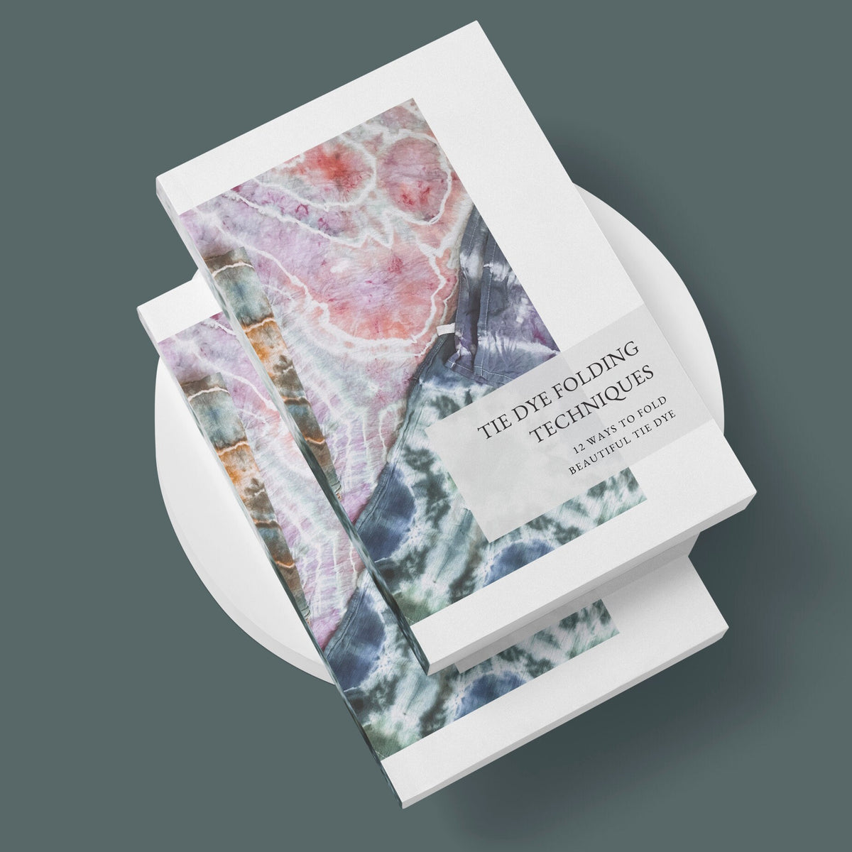Tie Dye Folding eBook - 12 Tie Dye Techniques with Step-by-Step Guides & Videos