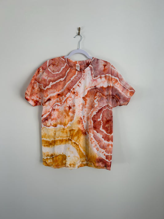 Large Sunset Geode Tie Dye Shirt – Hand Dyed Adult Unisex Tee