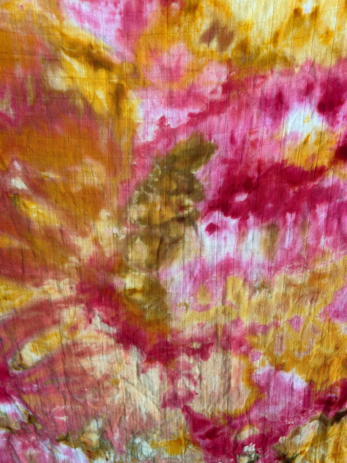 Autumn Spice Bamboo Swaddle – 47"x47" | Hand Dyed One-of-a-Kind Baby Blanket