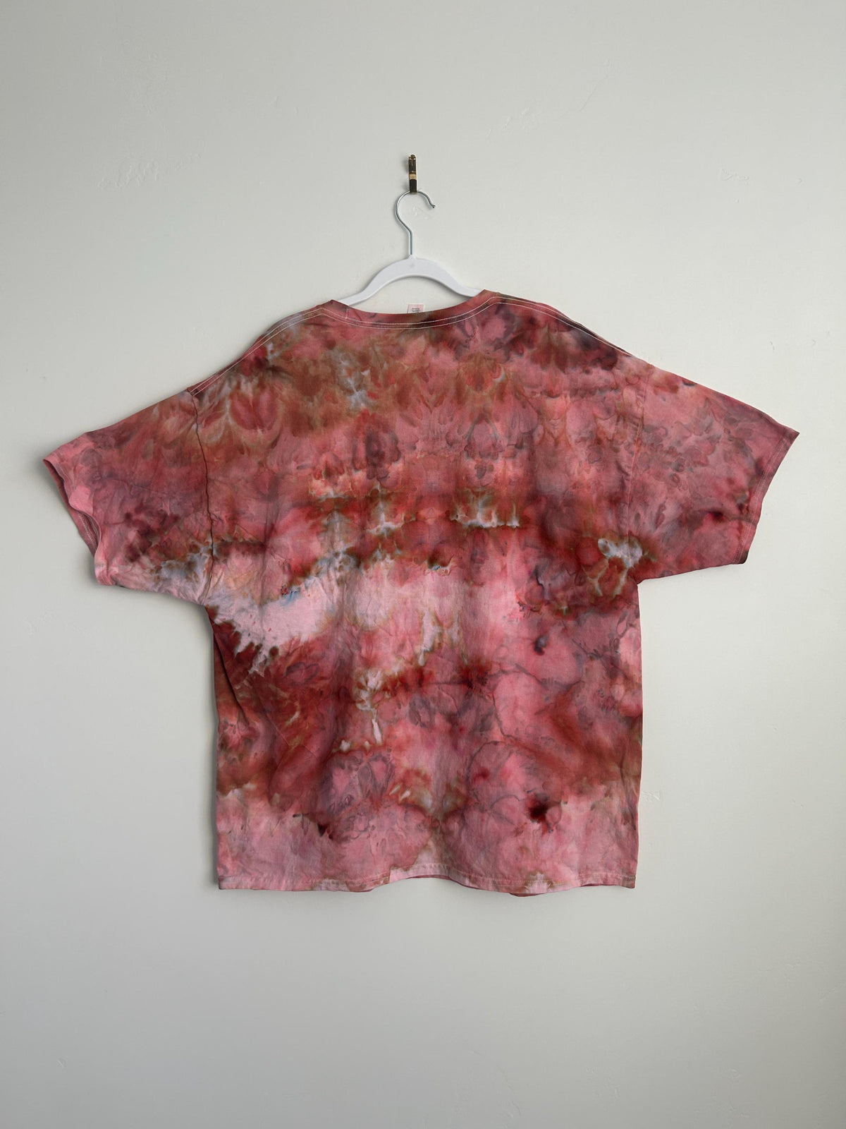 2X Christmas Tree Tie Dye Shirt – Hand-Dyed Ice Dye Tee – One of a Kind