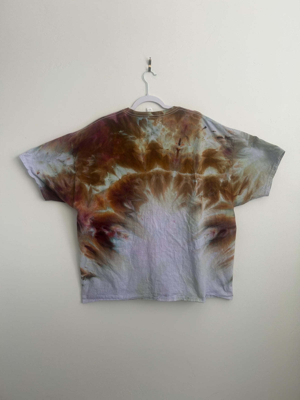Hand Dyed Heart Tie Dye Shirt – Size 3XL – One of a Kind Red Heart T-Shirt
