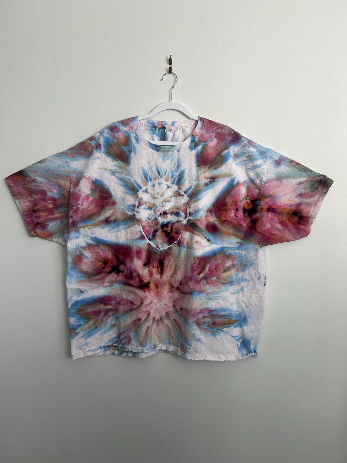3X Ice Dyed Tie Dye Shirt | One of a Kind Abstract Tee | Plus Size