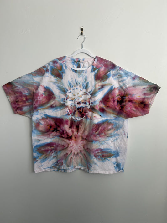 3X Ice Dyed Tie Dye Shirt | One of a Kind Abstract Tee | Plus Size