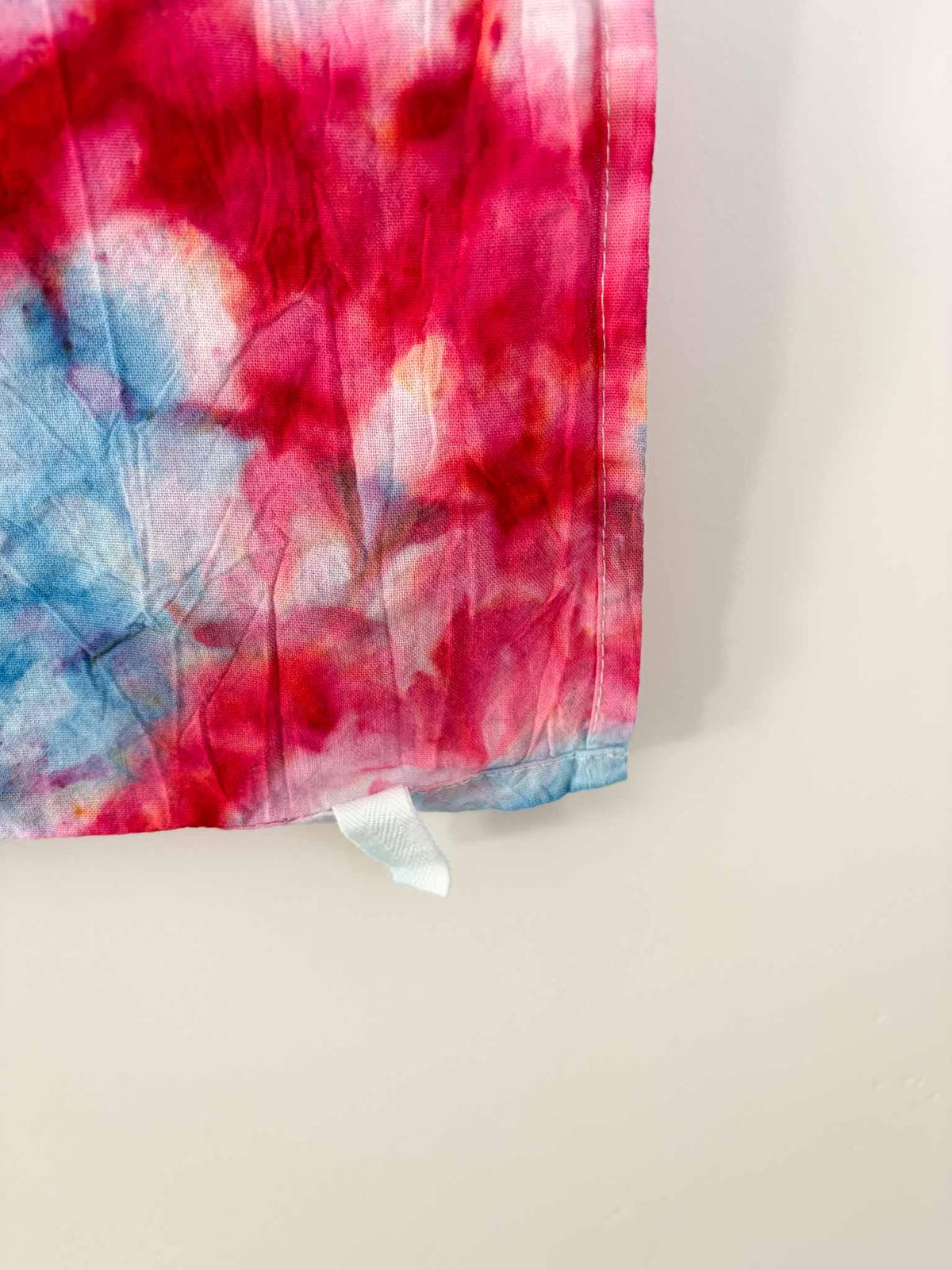 Red White Blue Star Tie Dye Towel | Patriotic Americana Kitchen Towel | 27x27 Cotton Tea Towel | 4th of July Gift